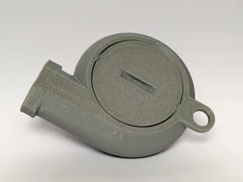Spinning Turbo Keychain Whistle view 4