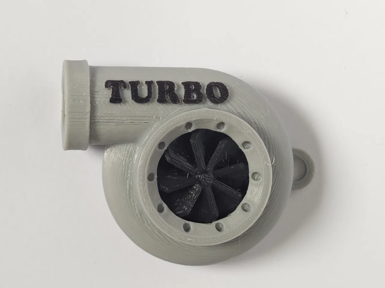 Spinning Turbo Keychain Whistle view 2