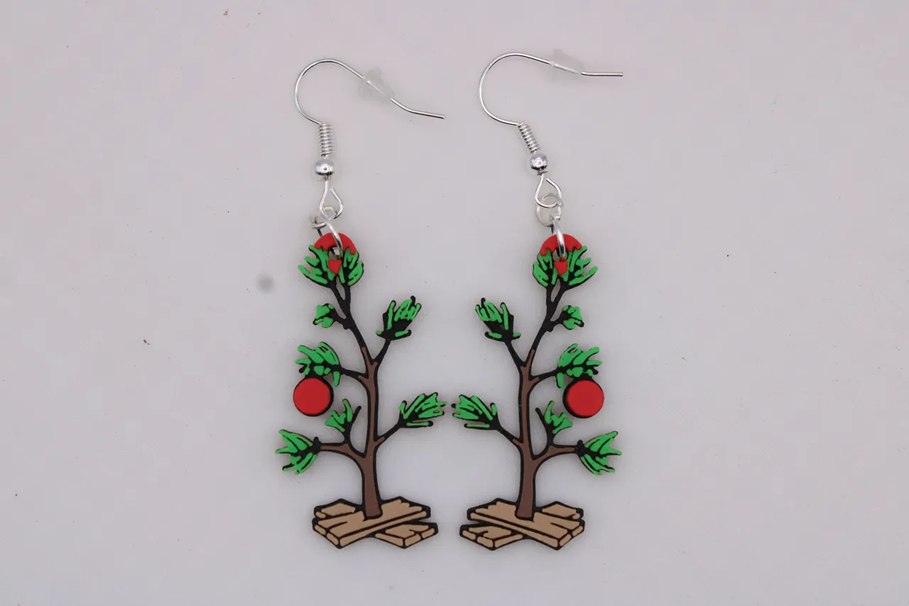 Christmas Tree Earrings - Special view 4