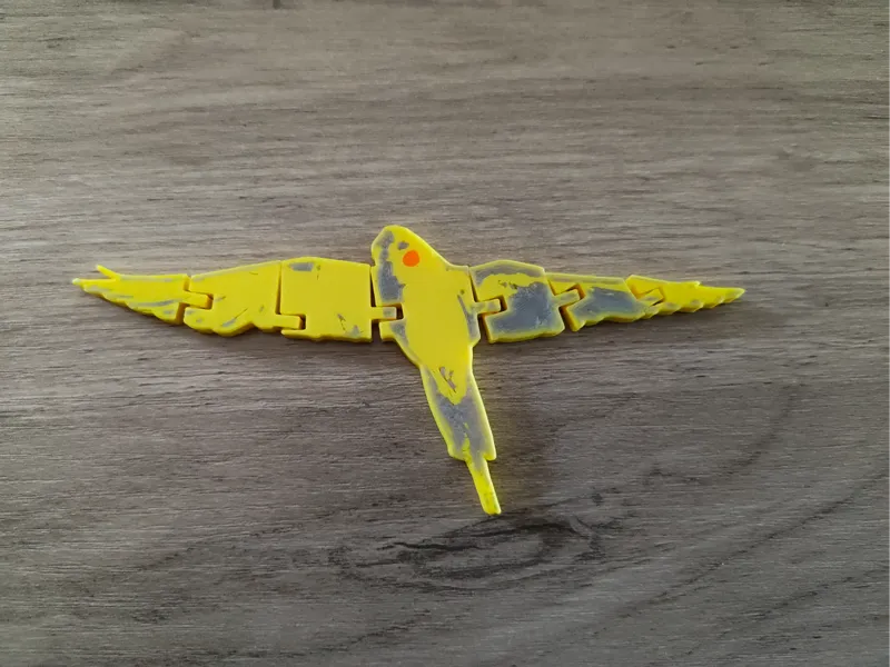 Cockatiel Parrot Fidget Toy (Multicolor)