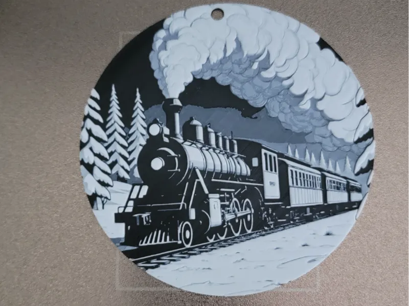 train ornament