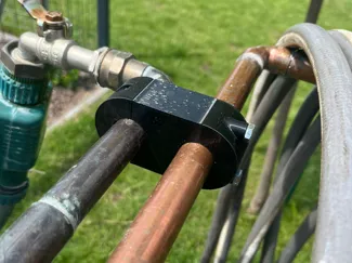 Pipe holder with a diameter of 22mm