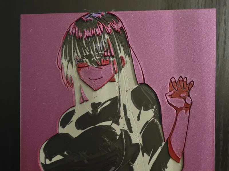 Leinwand - sexy Anime Frau