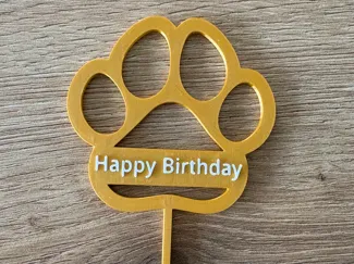 Cake Topper Hundegeburtstag