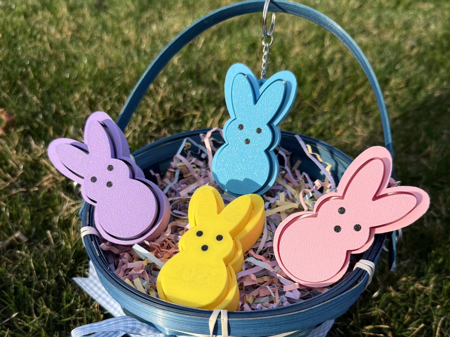 Marshmallow Bunny Fidget Clicker – Easter Desk Toy