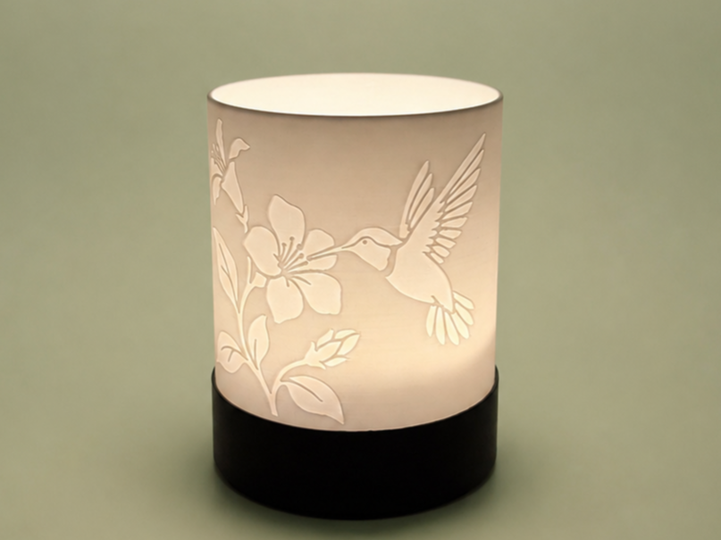 The Hummingbird & the Flower – Tealight Holder 