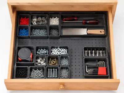 Gridfinity Complete Drawer Kit — Baseplate + Bins