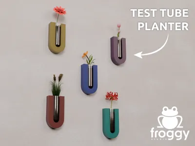 Simple wall mount planter - 1 hour print