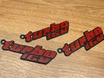 Turbo 16V Golf GTI Corrado Keychain 