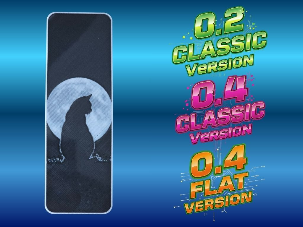 Moon Cat Bookmark