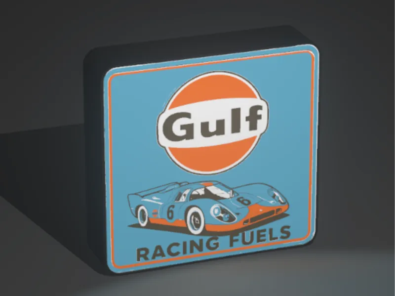 Gulf Racing Lightbox