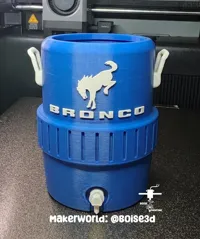 Ford Bronco - Print in Place or Removable Logo