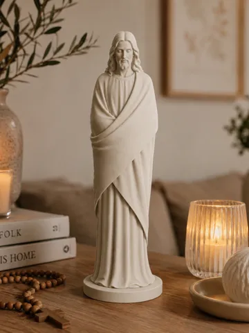 Figura decorativa: Jesus Christ Statue – Religious Home Decoration — vista de referencia 2