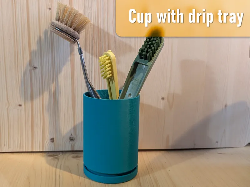 Cup with drip tray