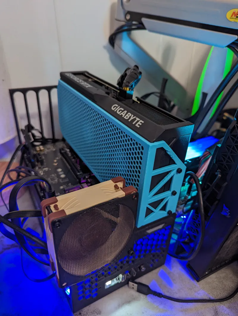 GIGABYTE RTX 4070 Fan Filter V2 added