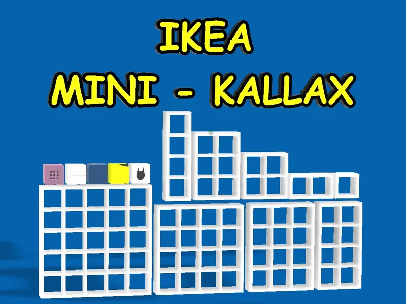 IKEA KALLAX Regal Miniatur