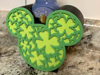 Mouse 4-Leaf Clover BBW Foaming Soap Holder