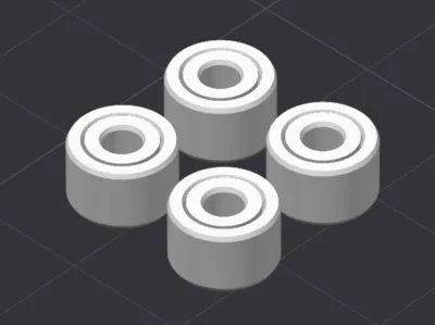 PLA Bearing - Cat Fidget 693ZZ bearing alternative