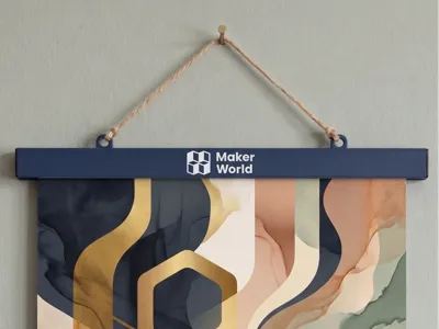 Magnetic poster hanger