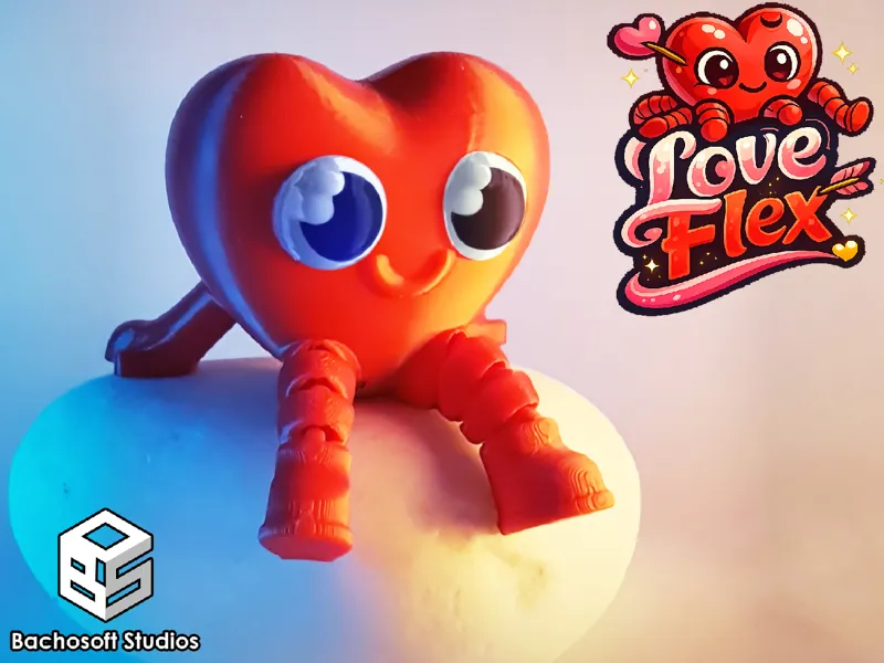 Articulated Flexi Heart-Valentines Day|LoveFlex