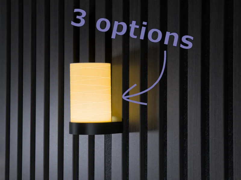 Acoustic Panel Lamp with Shade