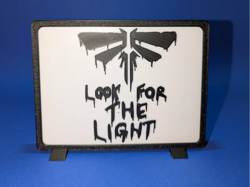 Look for the light the last of us wall art