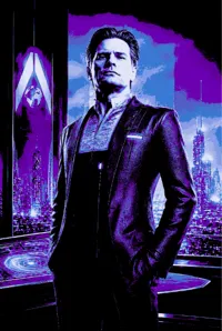 Purple Blue Illusive Man