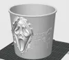 Scary Movie 6 Popcorn Bucket - White 0.2mm layer, 7% infill