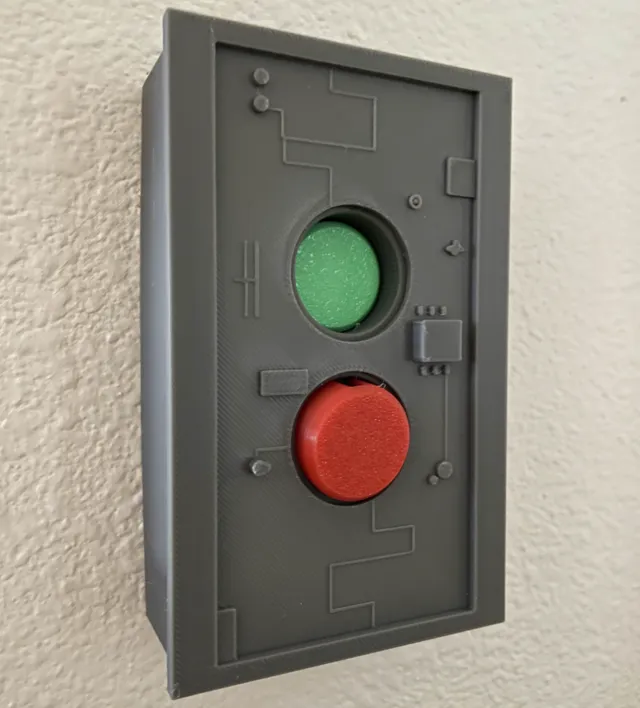 Button light switch