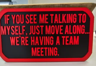 Funny Office Sign (with AMS)