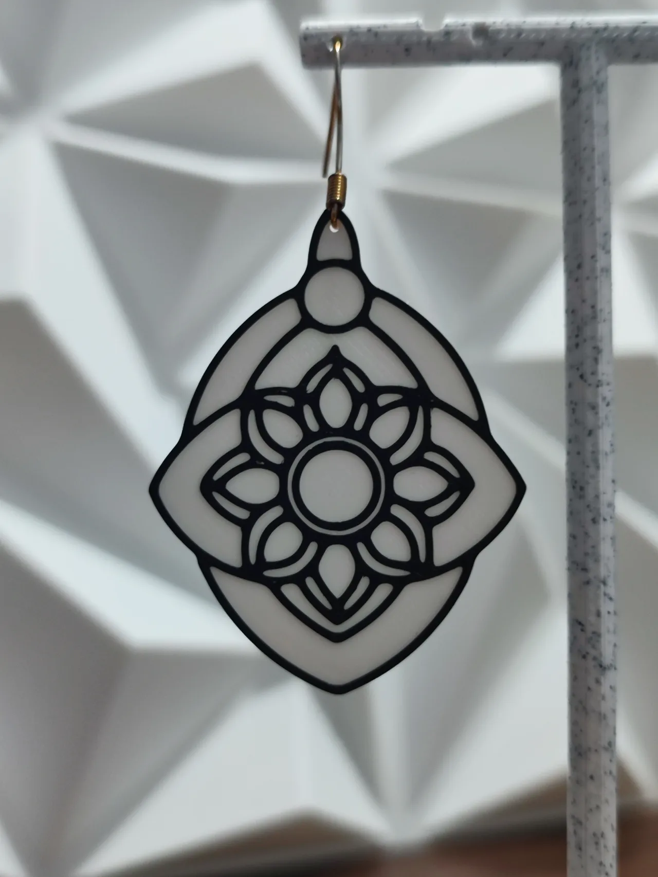 Aretes Mandala Zen Bi-Tone view 4