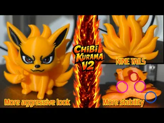 Young Fox - Inspired Chibi Kurama - Anime