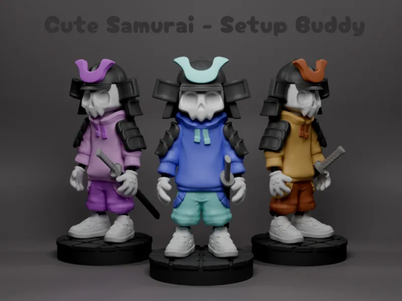 Cute modern Samurai - Setup Buddy