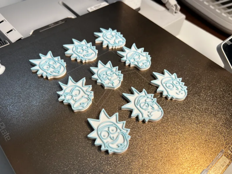 RICK EXPRESSIONS FRIDGE MAGNETS
