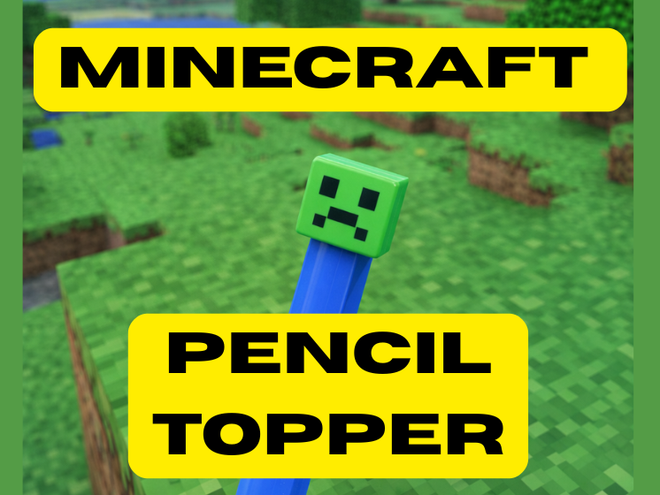 Minecraft pencil topper enderman or creeper