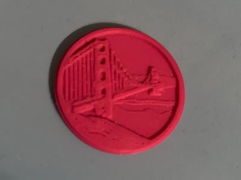 Golden Gate Claude Commerative Coin