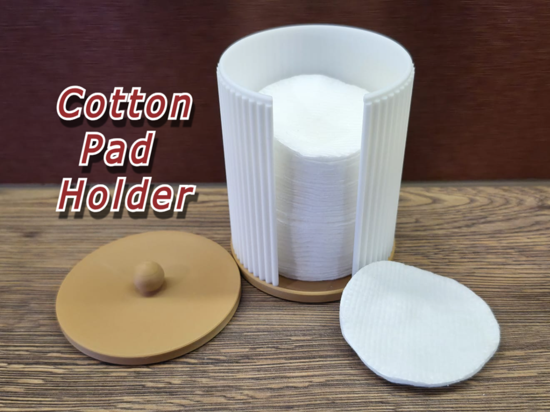 Cotton pad holder