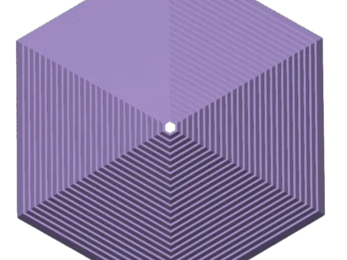 very big Fidget Hexagon