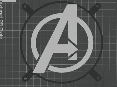 Avengers PC 120mm Fan Cover/Grill
