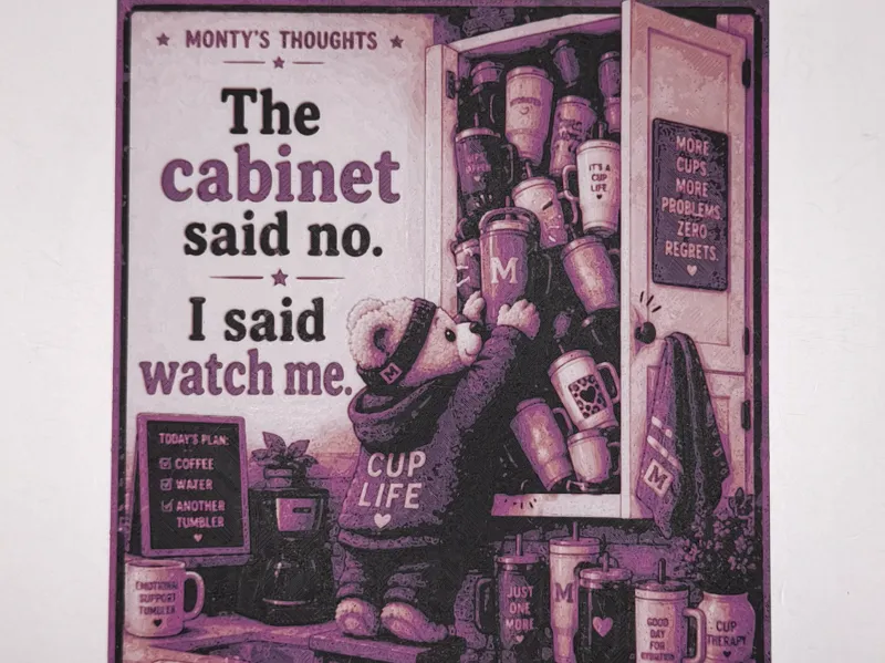 Monty's Thoughts - Cup Life