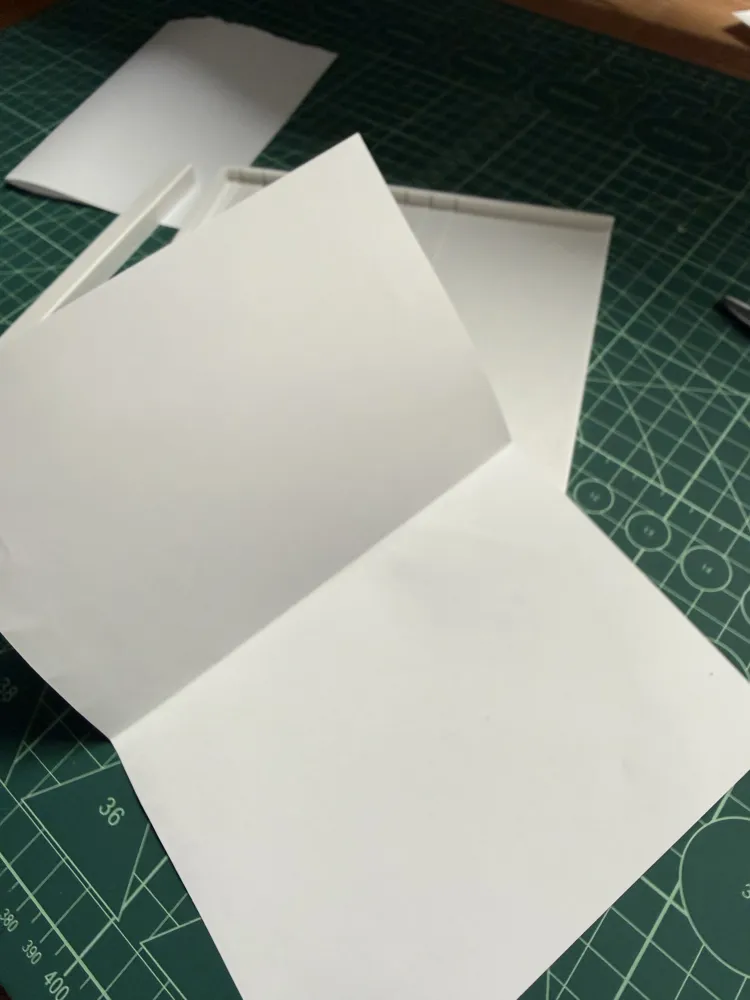 Scoring Example Printing Cricut Scoring Board and Scoring Tool Folding Card R20 - Free 3D Print ...