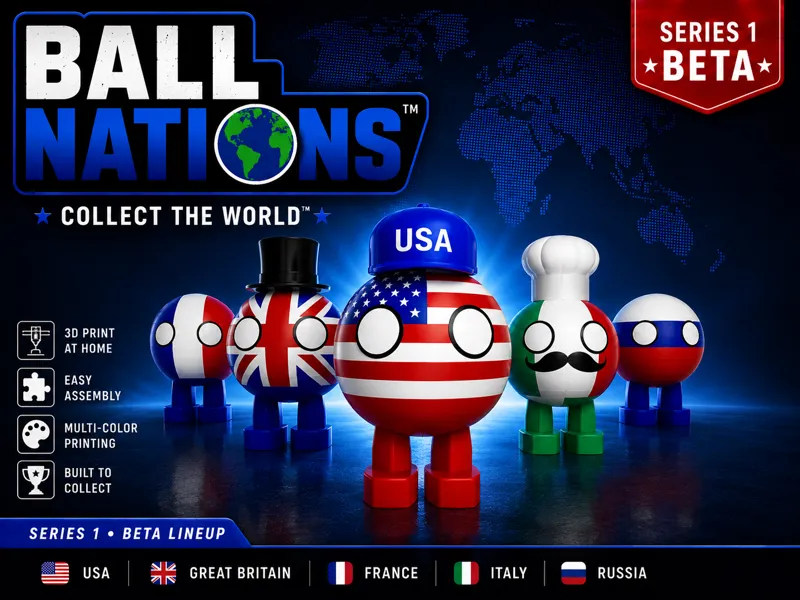 Ball Nations USA - Series 1 Beta
