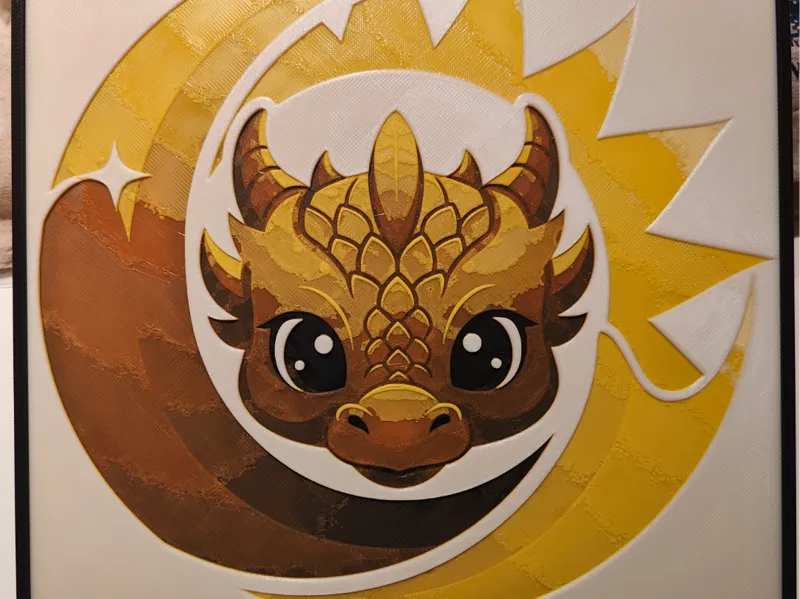 Day and Night Dragon HueForge