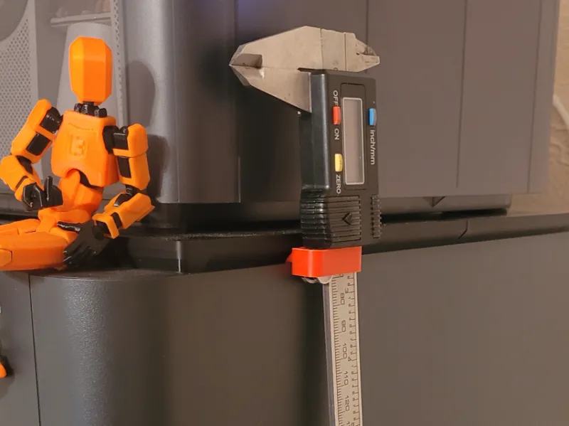 Caliper holder for the 3:1 AMS slider/riser 