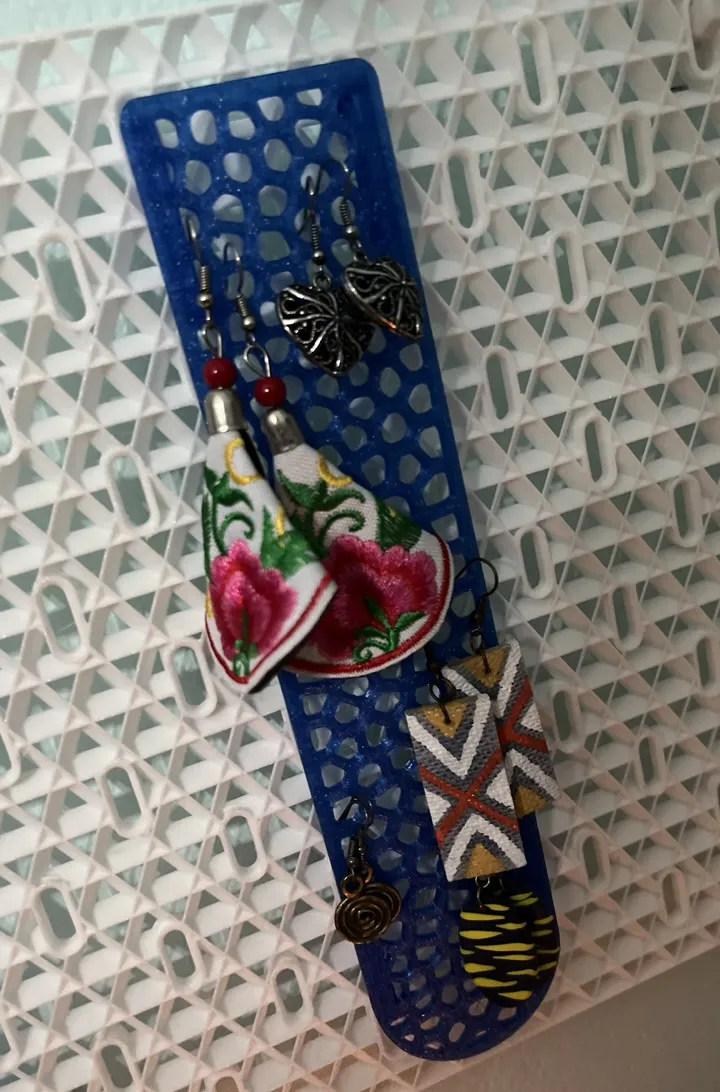 Ikea Skadis Organic Earring Holder Rack view 2