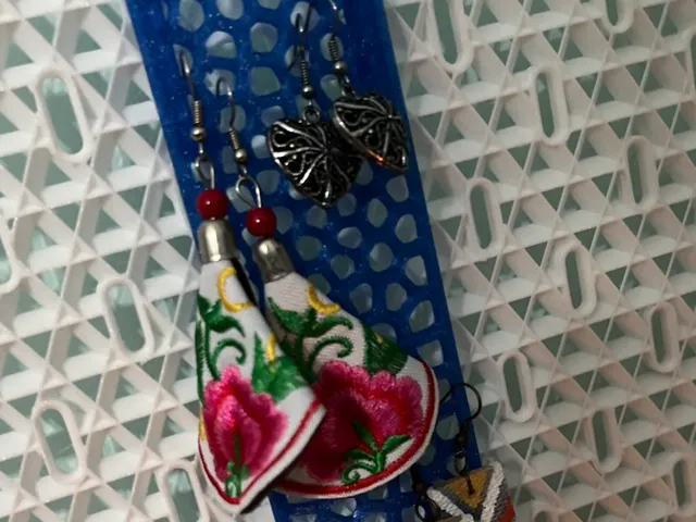 Ikea Skadis Organic Earring Holder Rack