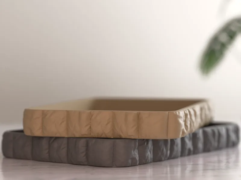 Messy Duvet Tray - Rectangle