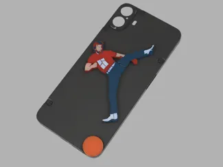 Kick-Stand (Chuck Norris Edition) Print In Place