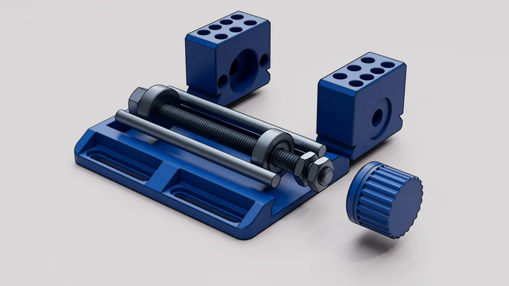 Modular Precision Mini Vise – Multi-Grip System - Free 3D Print Model ...