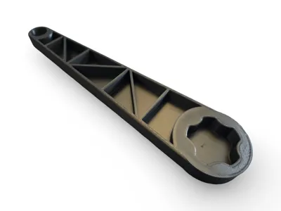 Wrench to tighten Roland Printers Flange Guide